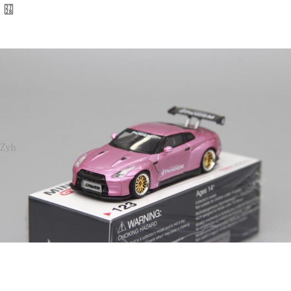 【熱銷】爆款 123MINIGT 1:64合金車模 火箭兔 GTR R35 包郵 iJwa