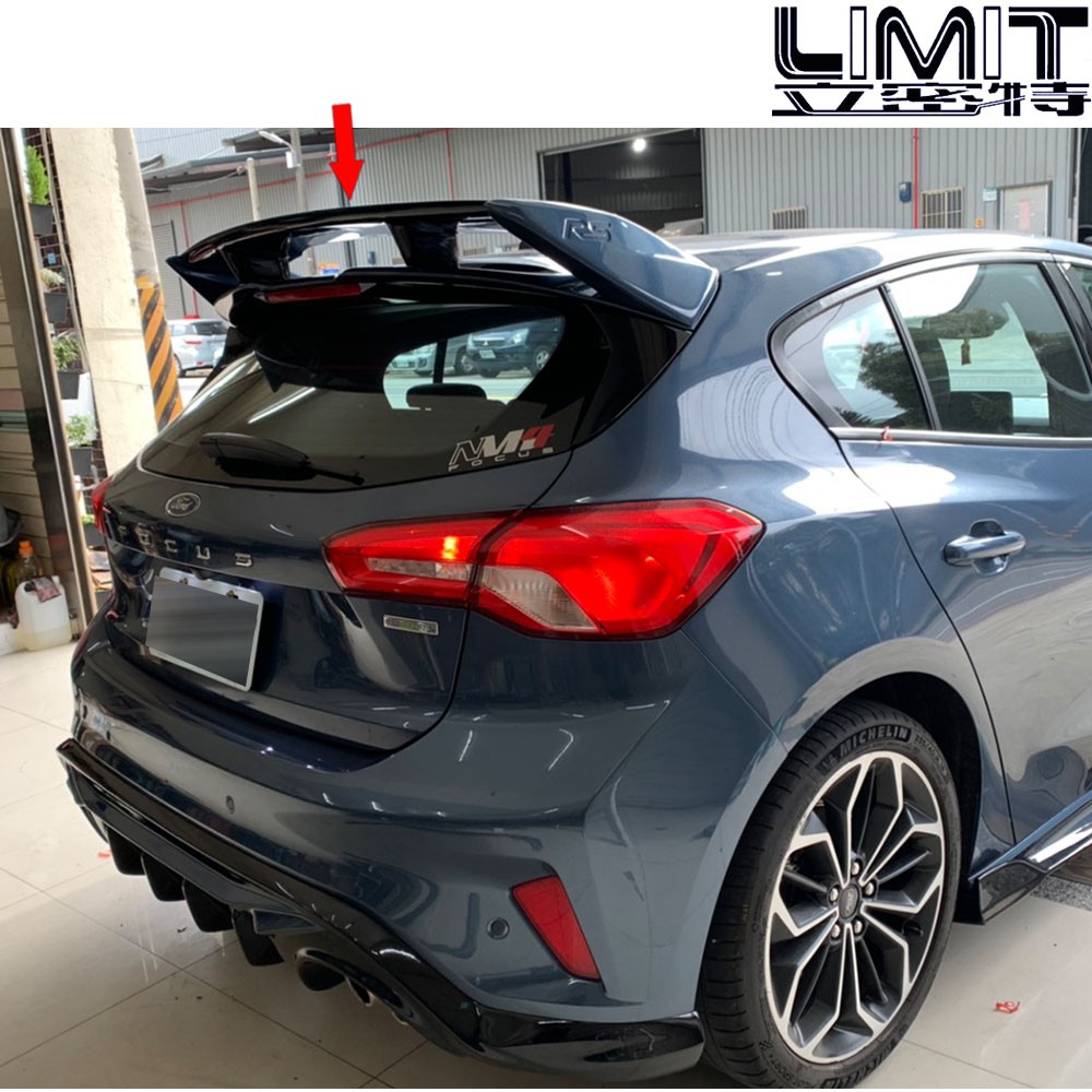 Limit- Ford 福特 Focus MK4 ST 5門車 RS款 上尾翼 改裝配件 後擾流 烤漆 卡夢 2019