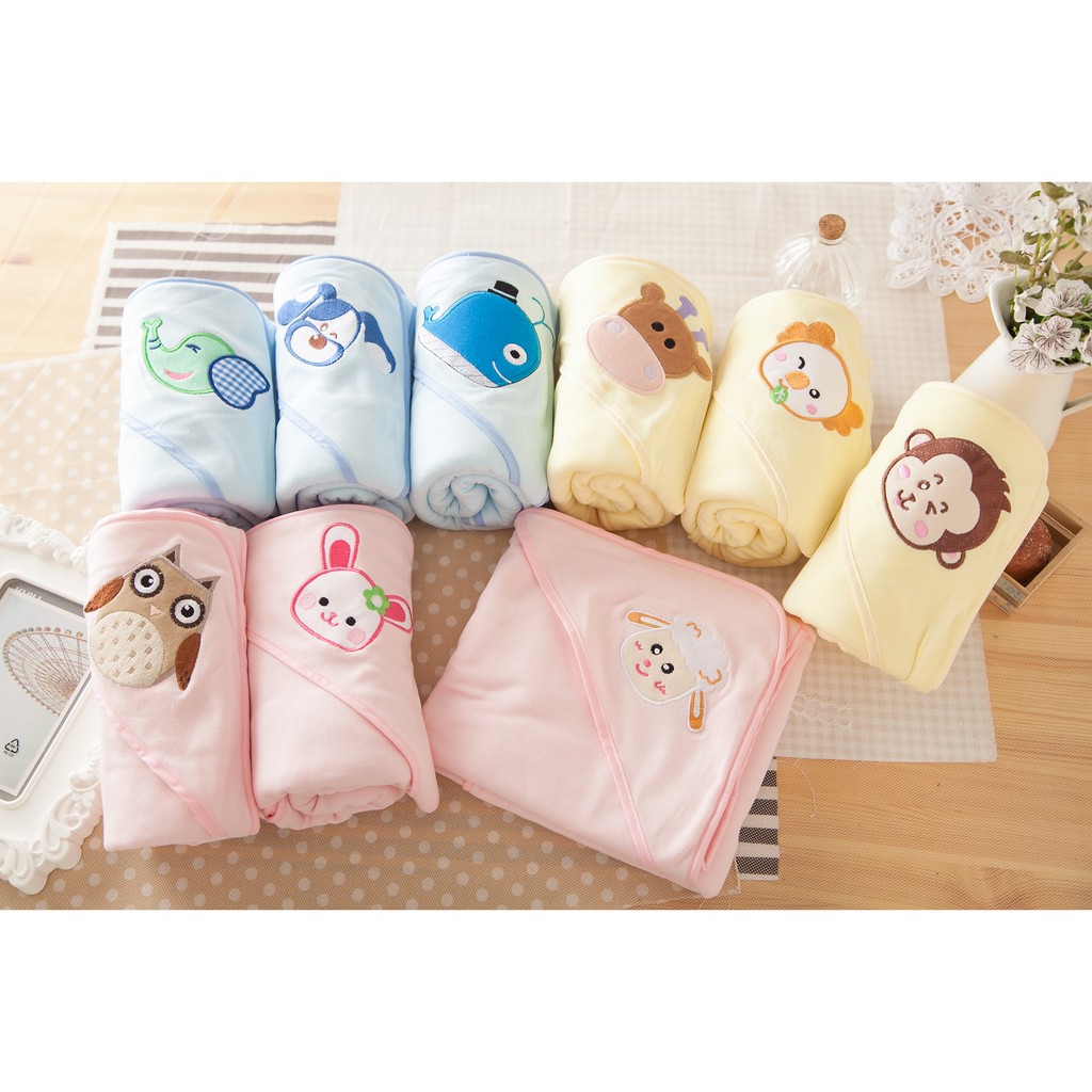 NIKOKIDS 台灣製造 有機棉 嬰兒包巾(現貨+預購)