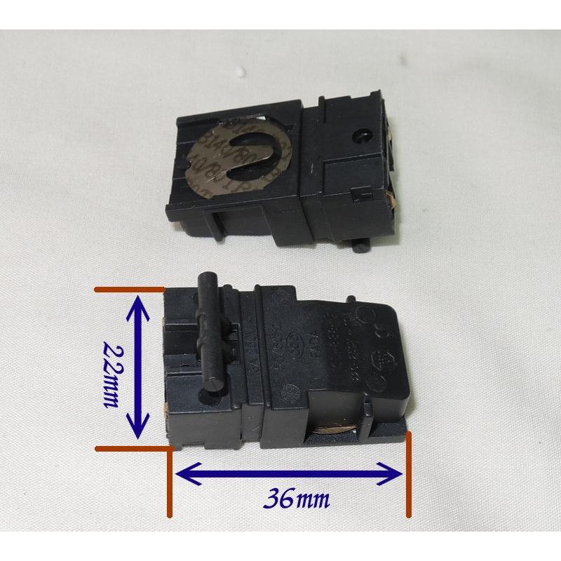 快煮壺 (把手溫控) 適用DY-03G 溫控開關 電源開關 加熱開關13A/250V 尺寸:22*36mm