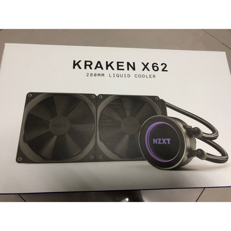 (12/29前另有優惠)NZXT kraken X62 水冷散熱器 海妖