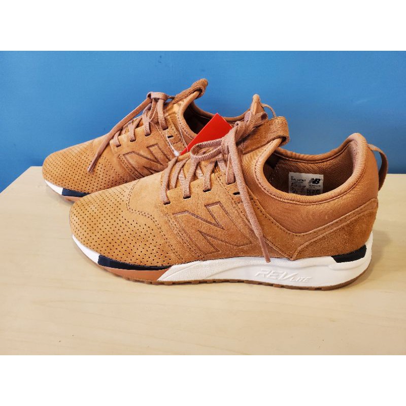 ☆全新☆New Balance 247 卡其色 MRL247WT 麂皮 襪套 復古慢跑鞋 女鞋