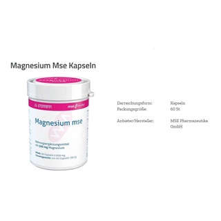 Magnesium 60 Kapseln