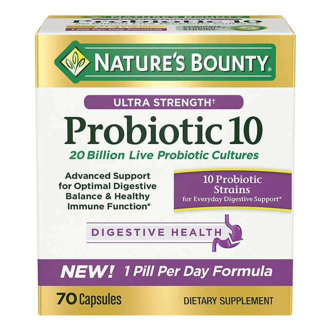 ♡代購☆*(2025/03)Nature's Bounty自然之寶 Probiotic 10 強效益生菌，70顆