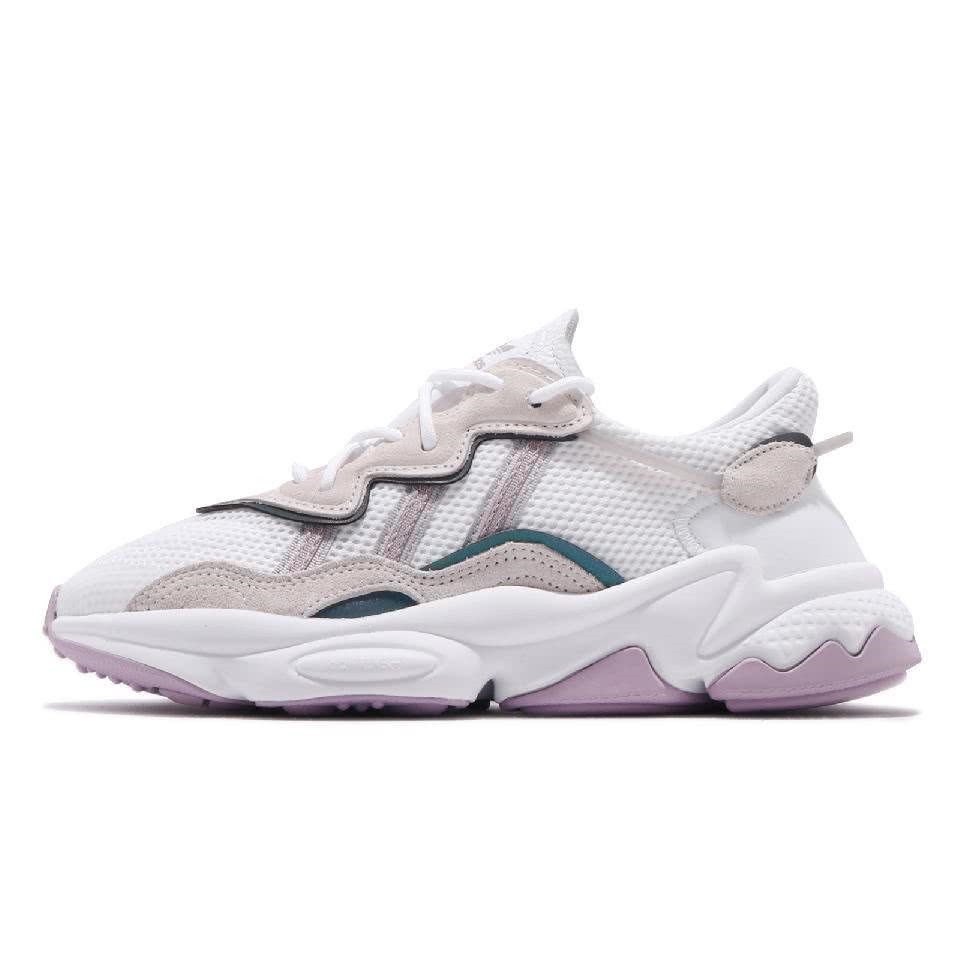 SUK 代購♦️ Adidas Originals Ozweego 白色白紫炫彩反光老爹鞋EG9204 SUK 代購♦️ Adidas Originals Ozweego 白色白紫炫彩反光老爹鞋EG9204