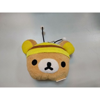 小蜜蜂拉拉熊絨毛伸縮票卡夾/零錢包