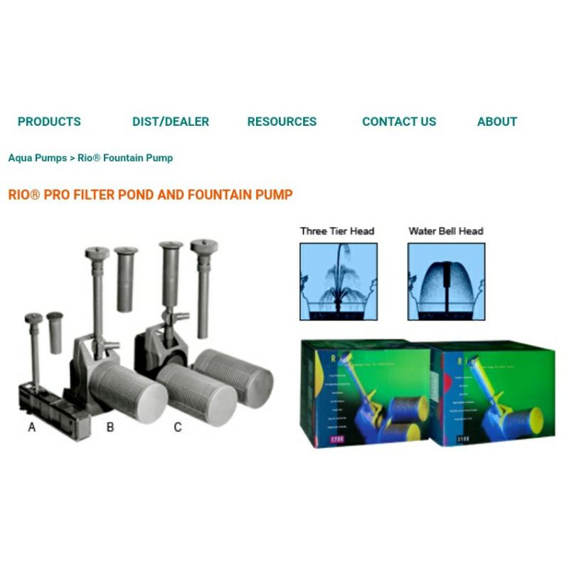 🎊免運🎊 池塘過濾馬達 3100型  台灣製造 Rio馬達 噴水過濾造景  戶外池塘過濾 水池過濾器 室內造景過濾