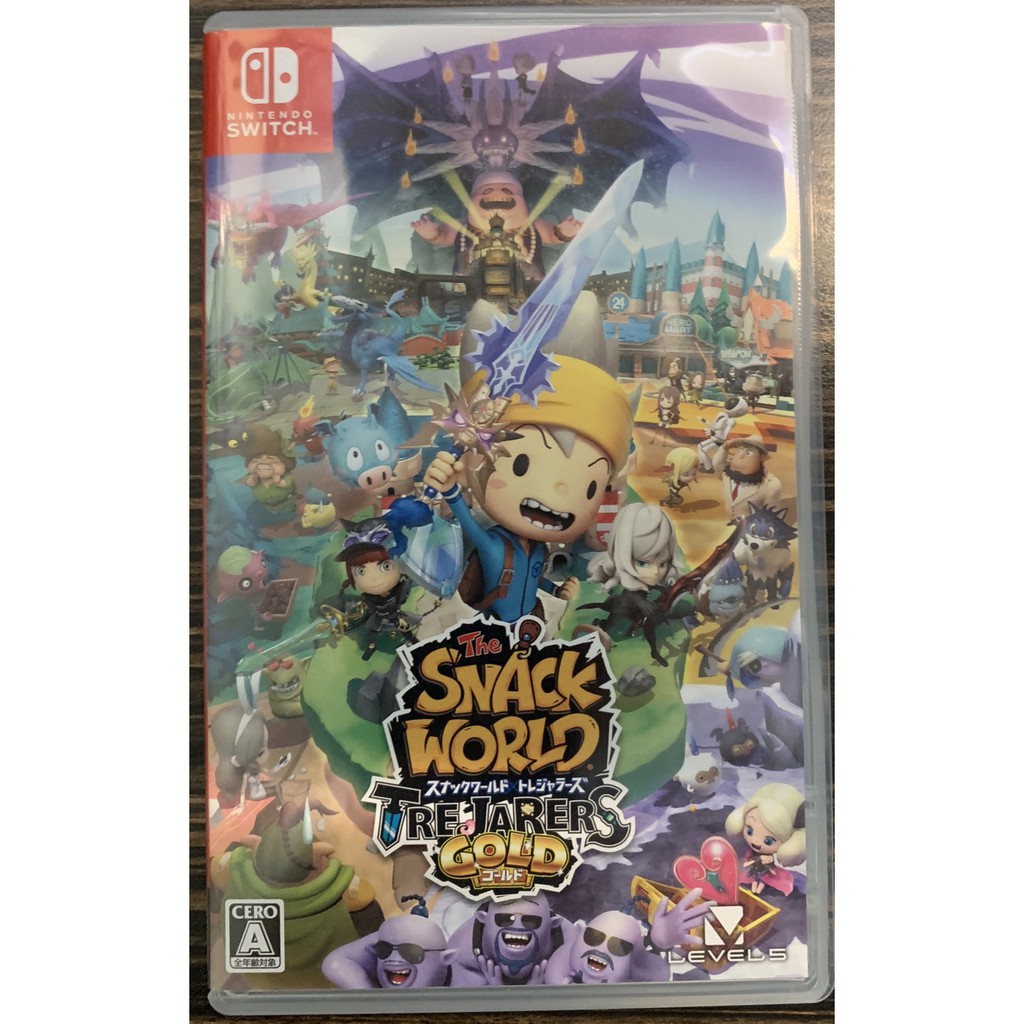 二手 Nintendo Switch NS 點心世界(日版) The SNACK WORLD GOLD