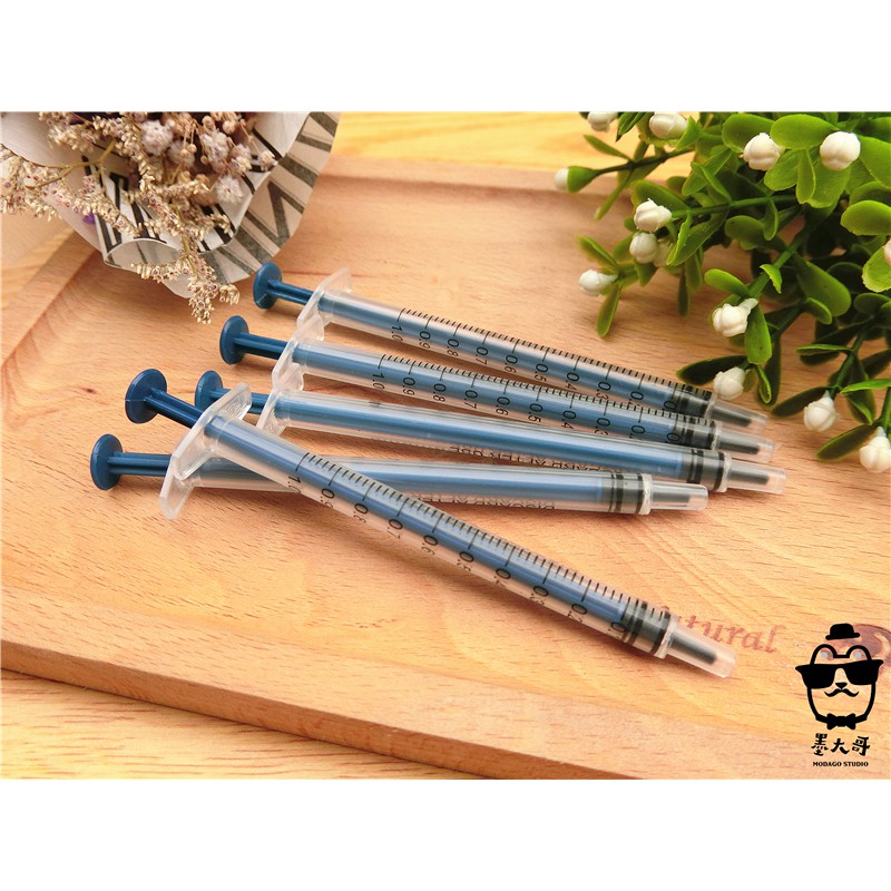 1ml藍色針筒(不帶針)  💉(1支)   。。塑膠針筒 工業針筒 注射筒【墨大哥】