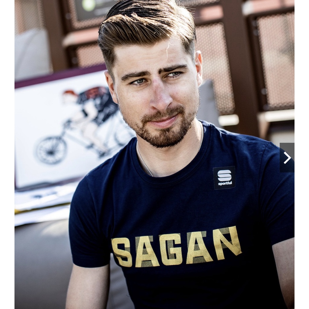 沙公T桖 100%棉 Sportful Peter Sagan T恤 100%棉 車隊 車隊 UCI 世界冠軍