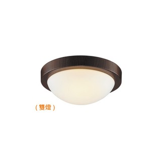 【舞光.LED】LED陽台騎樓吸頂燈 OD-6045R1(雙燈/E27)【實體門市保固一年】