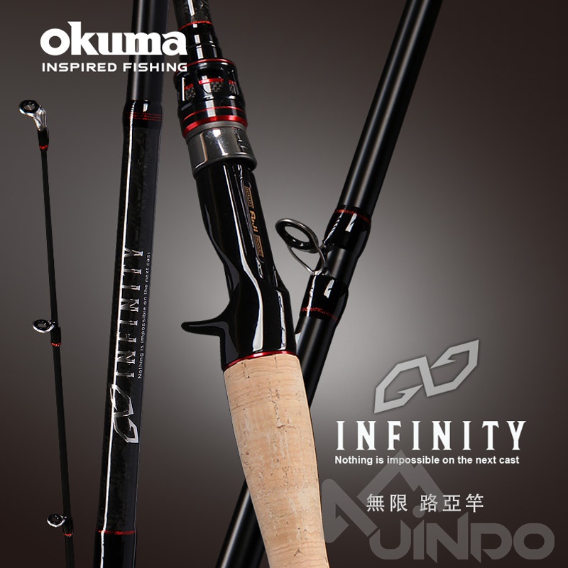 【敬多路亞】OKUMA 寶熊 無限 Infinity 2節 直柄 槍柄 路亞竿 黑鱸竿 路亞 德州釣組 鱸魚BASS 魚