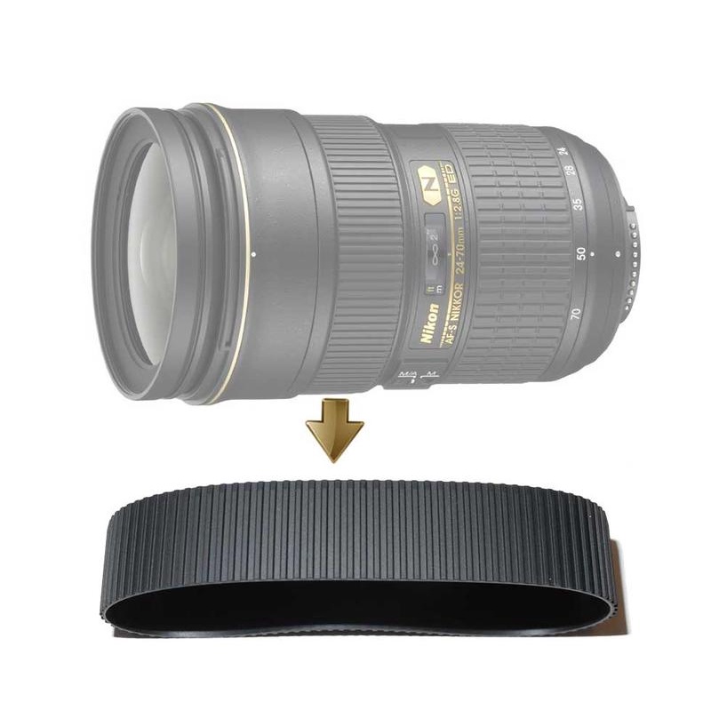 Focus Rubber Ring for Nikon 24-70mm F2.8G 鏡頭皮 對焦環 對焦皮