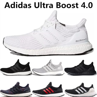 Image of 愛迪達 Adidas ultra boost 4.0 慢跑鞋 男鞋 女鞋 UB 4.0 休閒鞋 編織 全白 黑白 運動鞋
