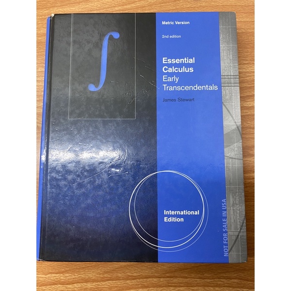 Essential Calculus Early Transcendentals 2nd edition