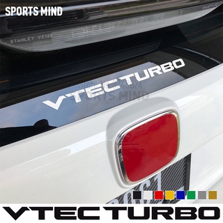 HONDA Vtec TURBO Viny 擋風玻璃汽車貼紙貼花適用於本田思域飛度爵士 JDM Typer R 配件汽車