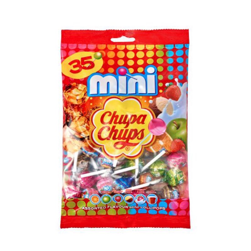 【休閒零食】Chupa Chups 加倍佳 綜合迷你棒棒糖(35入/包)🍭效期超新2023