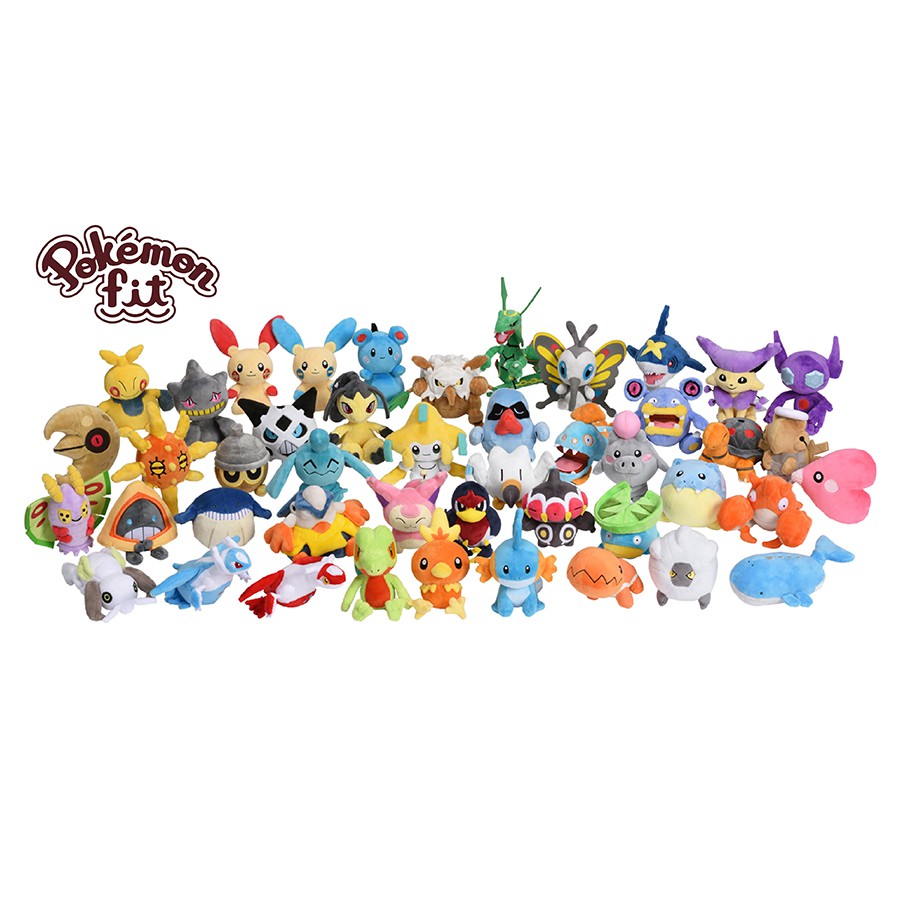 神奇寶貝 寶可夢 fit 木守宮 火稚雞 水躍魚 大顎蟻 蓋歐卡 固拉多 烈空坐 基拉祈 沙奈朵 玩偶 布偶 娃娃