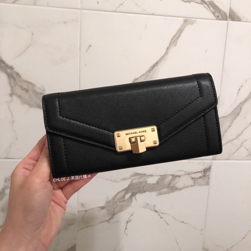 💕💕💕現貨💕💕💕［美國代購正品🇺🇸]Michael Kors MK 新款 掀蓋式 信封長夾