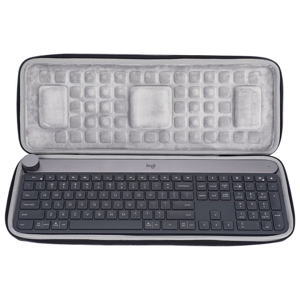 現貨💕適用于羅技Logitech Craft 無線鍵盤收納包 防震保護盒便攜包袋套