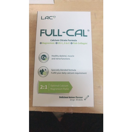 LAC Full-Cal 優鎂鈣30入/盒