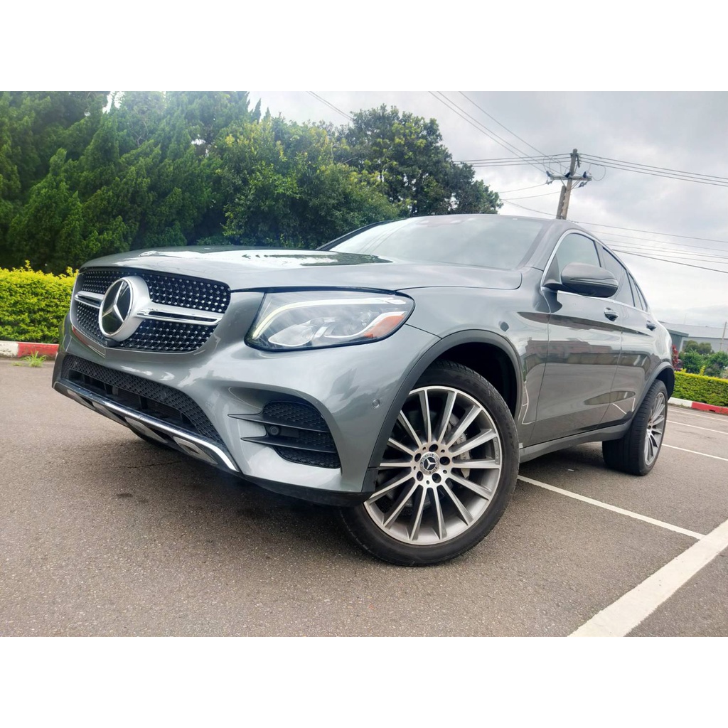 2018年BENZ GLC300 COUPE 23P滿配 灰色#桃園#台北#新北#新竹#台中