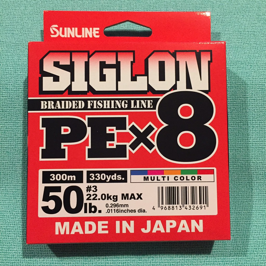 ❖天磯釣具❖ 日本 SUNLINE SIGLON X8 八股 彩色PE線 高強力八本編 300M 滿千免運費! 量多可議