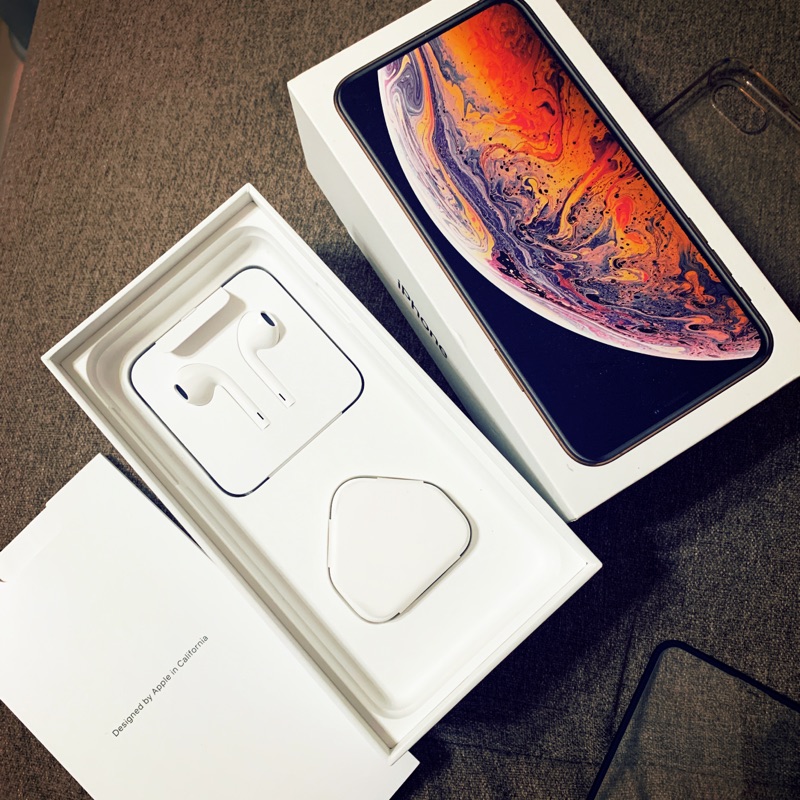 iPhone Xs Max 256g 金色 港版實體雙卡雙待機 9新以上