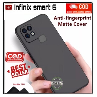 CASE INFINIX Smart 6 Plus Smart 6 NFC 軟殼嬰兒皮膚馬卡龍保護相機