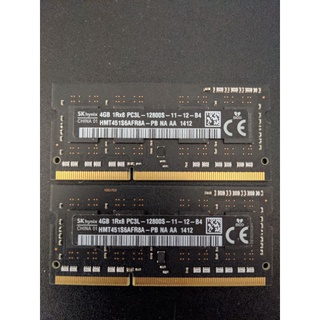 筆記型電腦用記憶體 SK Hynix DDR3-1600 PC3-12800 4GB