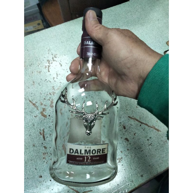 dalmore 12空酒瓶酒瓶收藏居家生活