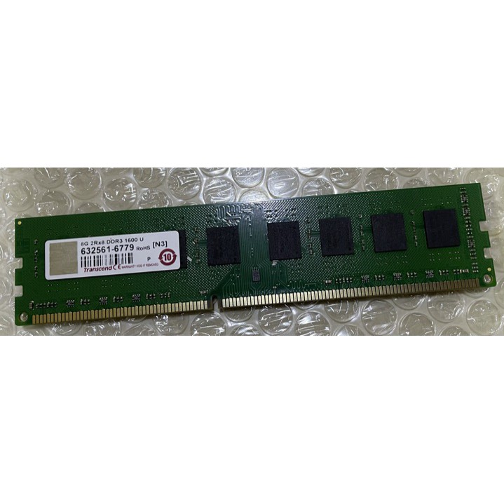 二手良品 創見 DDR3 1600 雙面 8g 記憶體 終身保固