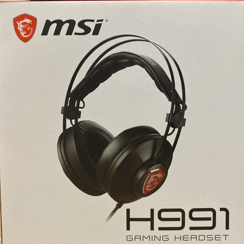 MSI微星電競耳機H991(全新，未拆封）