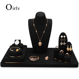 Oirlv 項鍊模特架 戒指耳環架 飾品收納盤 珠寶展示配件/套台 珠寶展示道具 TT032