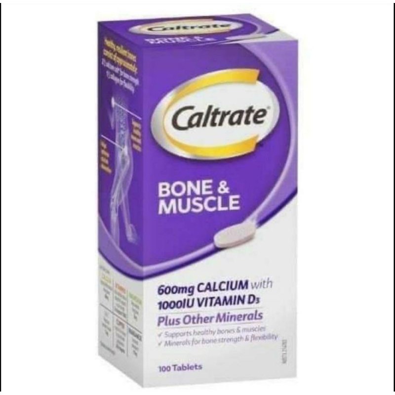 💖🇦🇺澳洲CALTRATE 挺立 Bone &amp; Muscle 挺立鈣強力錠-100錠 💖(效期2022/07)