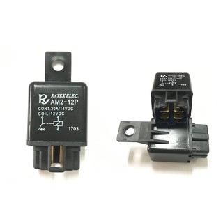 {新霖材料} 四腳繼電器 車用繼電器 汽車 汽車斷電器 喇叭 12V 24V 30A 斷電器 Relay AM2-12P