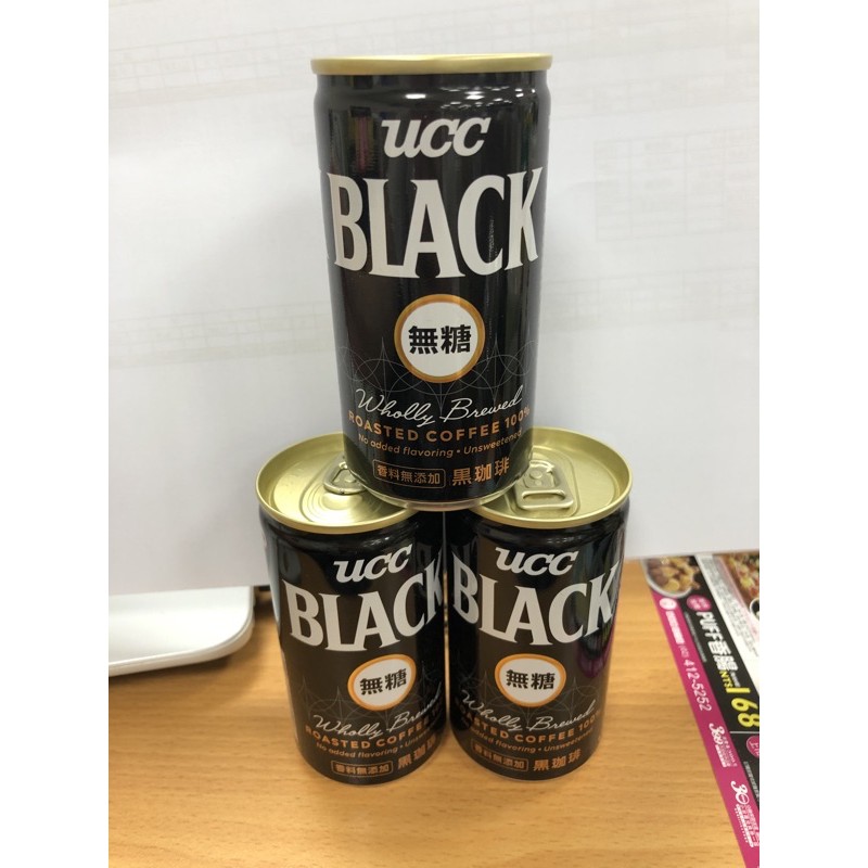 UCC BLACK 黑珈琲185公克-無糖(單罐)
