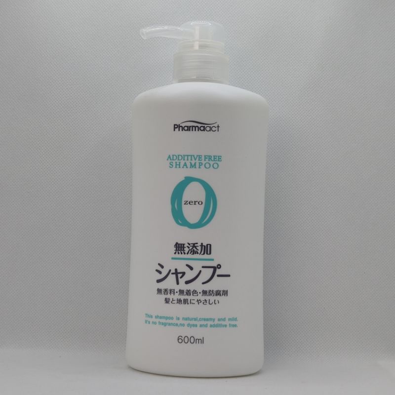 ☆日暮☆出清品 日本【KUMANO】熊野 PharmaACT 無添加洗髮精 (瓶裝600ml/補充包450ml)