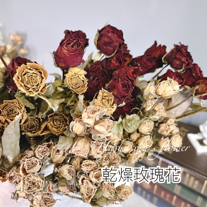 現貨🌹單賣 乾燥花玫瑰 玫瑰花 乾燥玫瑰 diy乾燥花 乾燥花材料包 乾燥花 花 材料 花材 乾燥花diy 花束 小花束