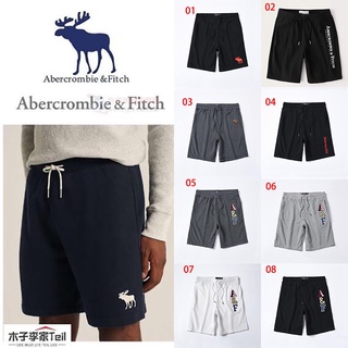 【歐美服飾】A&F 男 短褲 休閒短褲 AF短褲 經典麋鹿 牛肚材質 五分褲 短棉褲 A&F短褲 運動短褲