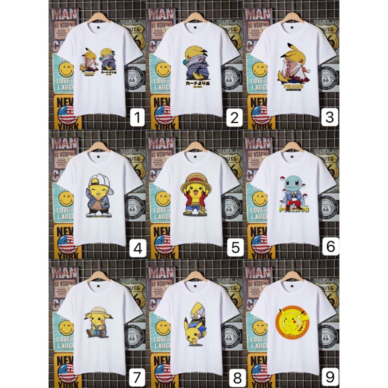 神奇寶貝衣服寶可夢衣服短袖41款任挑任選 蝦皮購物