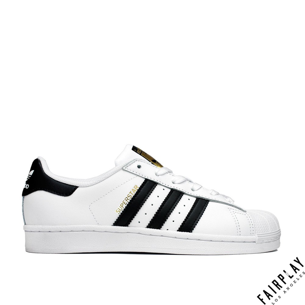 Adidas Superstar J 白 女鞋 低筒 金標 板鞋 貝殼頭 基本款 經典款 運動鞋 大童段 C77154