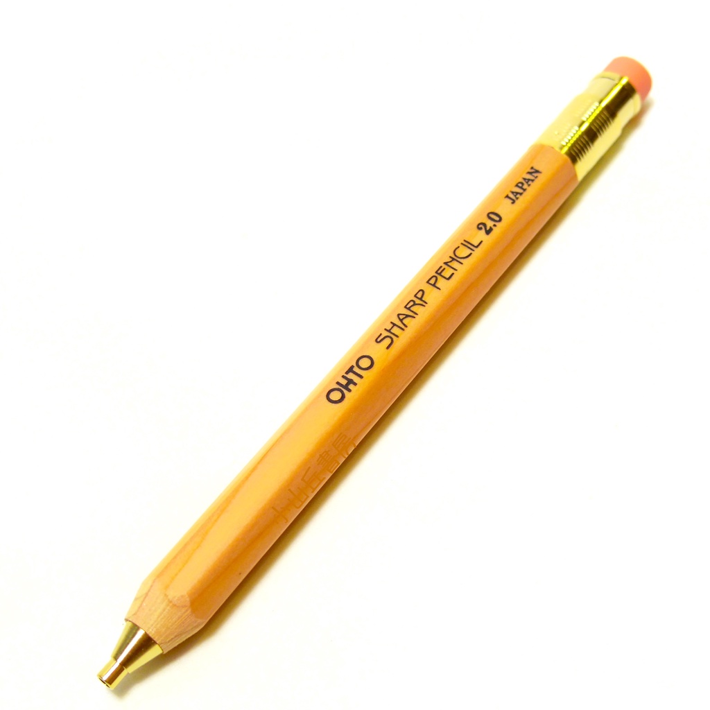 -小山丘書房-OHTO SHARP PENCIL 2.0 自動鉛筆 2.0mm 木頭筆身 APS-680E 自動筆