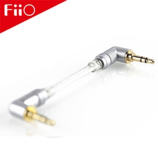 【FiiO臺灣】L17 3.5mm 雙L接頭發燒對錄線無氧銅鍍銀音源線 MP3隨身聽音源線/發燒線