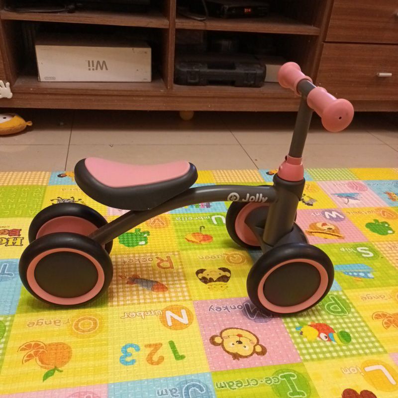 兒童寶寶滑步車 學步車 腳踏車粉紅色