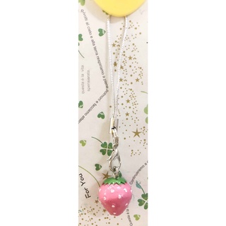 【震撼精品百貨】日本精品百貨-手機吊飾-草莓*54417