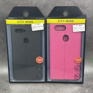 City Boss OPPO R11s Plus 11代BOX 隱扣側掀皮套 行動電源造型 磨砂 保護套 隱藏磁扣