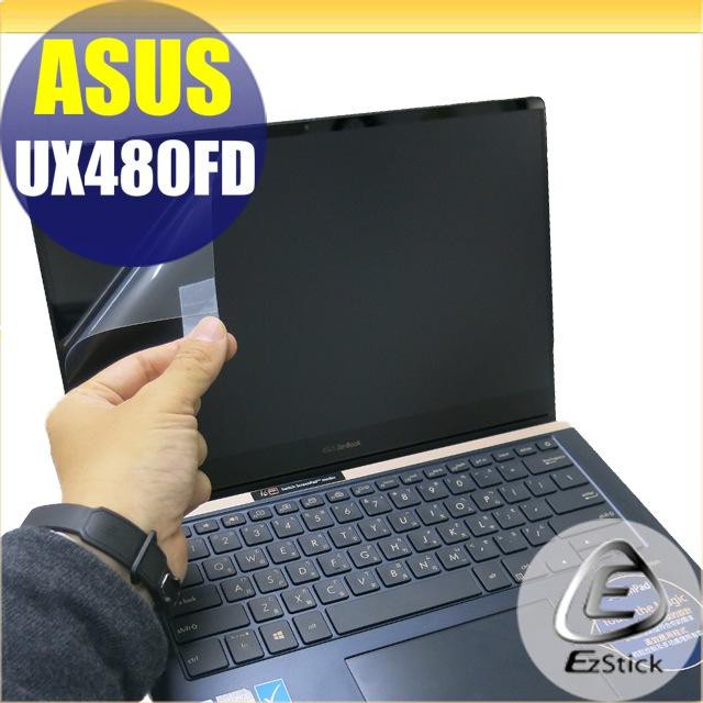 【Ezstick】ASUS UX480 UX480FD 靜電式筆電LCD液晶螢幕貼 (可選鏡面防汙或高清霧面)