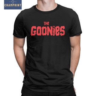 男士 The Goonies T 恤電影 Never Say Die 100% 棉上衣瘋狂短袖圓領 T 恤禮品 T 恤
