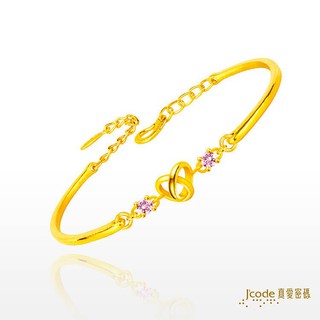 【J’code真愛密碼】戀結 9999純黃金手鍊 手環 手鐲
